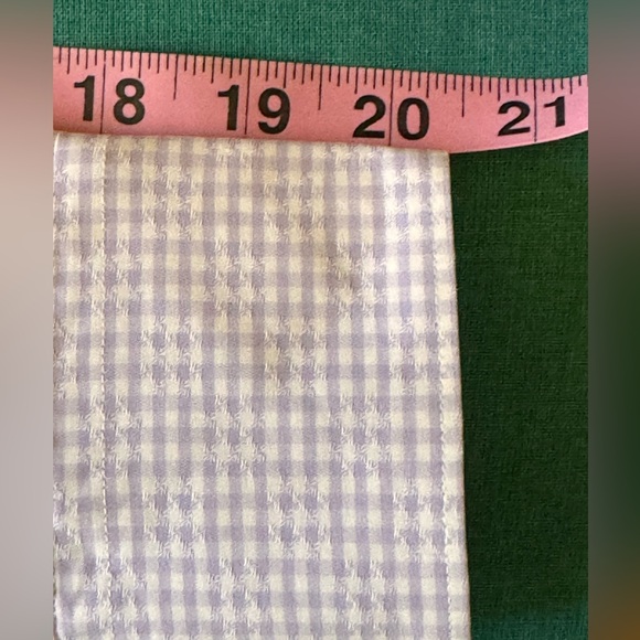 BUGATCHI Shaped Fit Mens Long Sleeve Button Down Dress Shirt. Lilac/White Size L - Picture 8 of 9